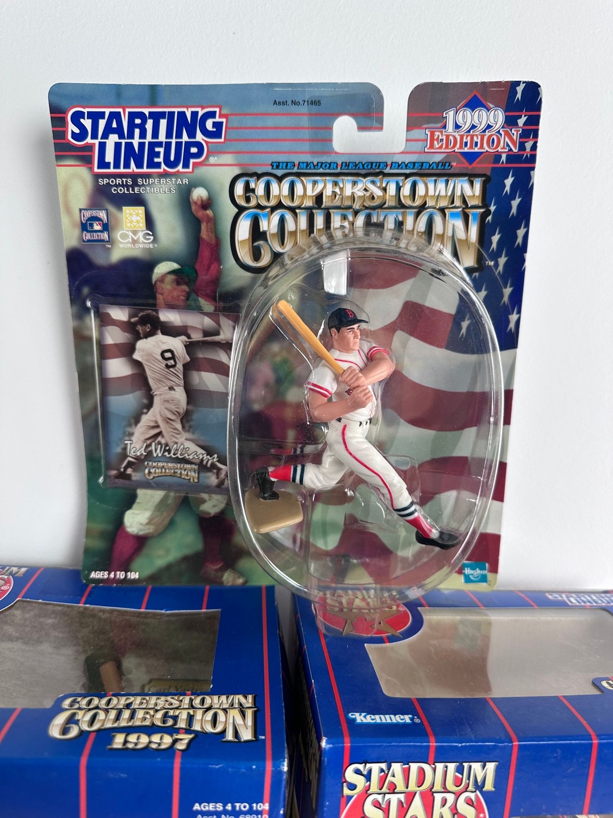 Starting Lineup Stadium Stars Ted Williams Lot 5 Cooperstown 1997 1998 Figures
