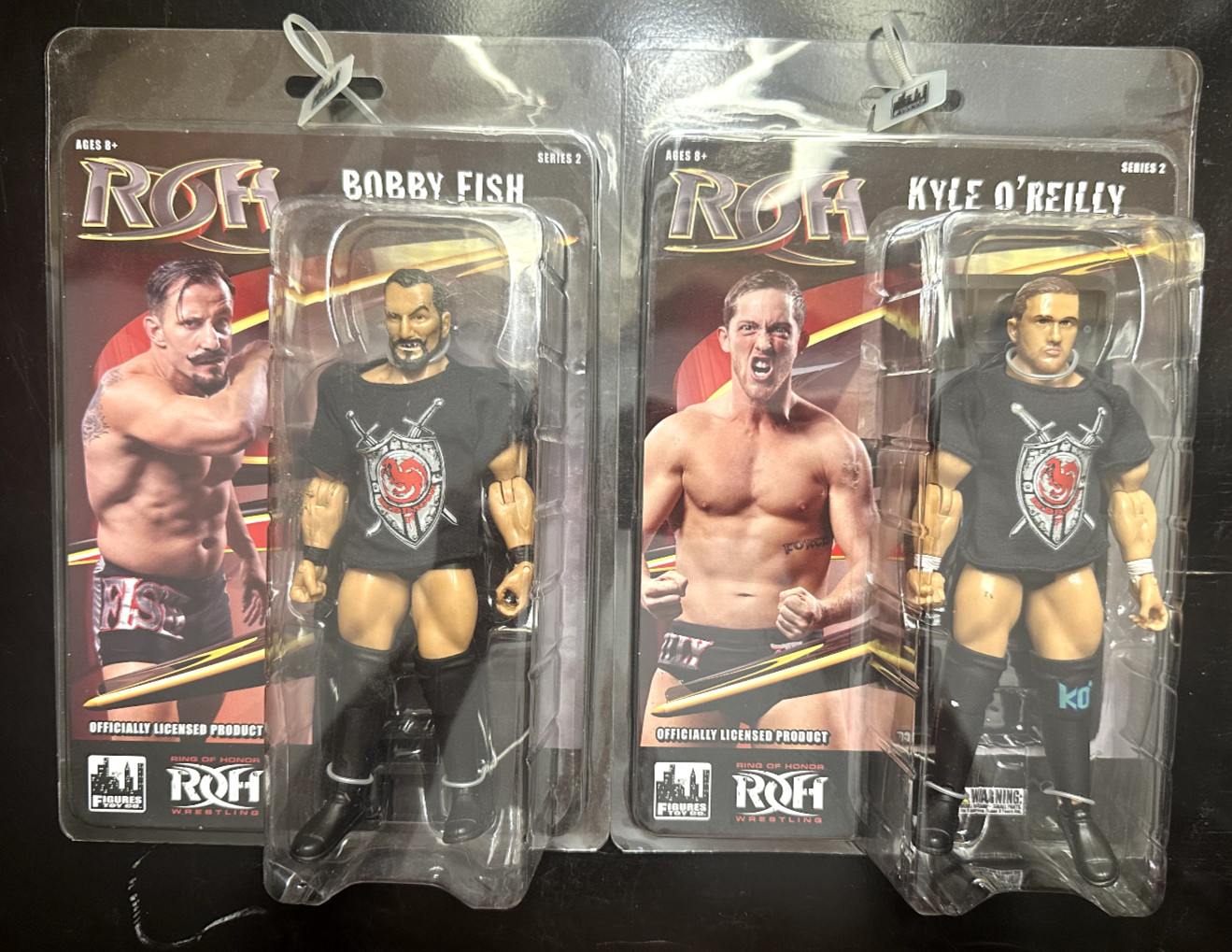 Ring of Honor Kyle O’Reilly & Bobby Fish reDRagon Action Figure 2 Pack NIB RARE