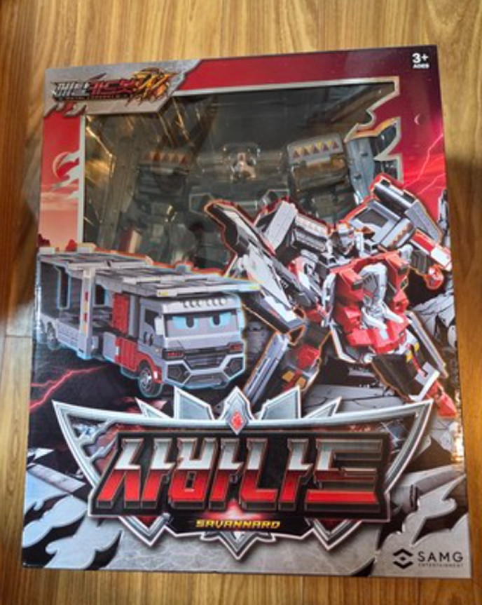 Metal Cardbot W Season 3 Savannard Transforming Robot Toy Korean Anime Figure