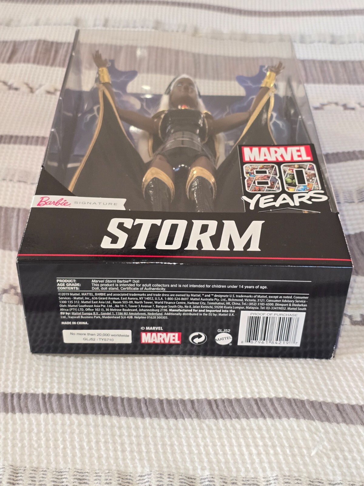 Barbie Signature Storm Marvel 80 Years Superhero Doll – New Factory Sealed