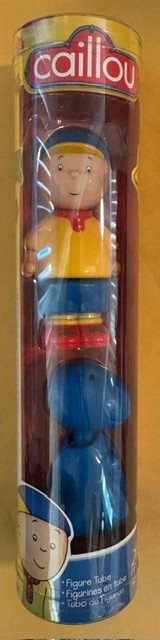 2011 Caillou Figure tube Caillou and Rex NEW SEALED Pristine packages Ships FREE