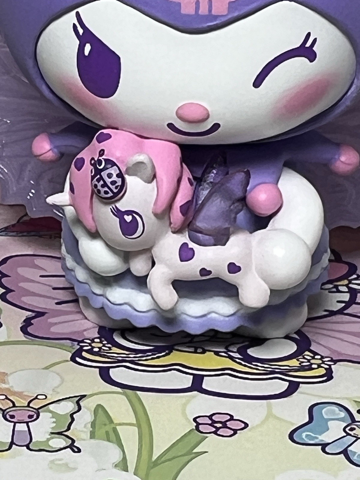 Tokidoki x Hello Kitty & Friends Butterfly Garden Kuromi 3″ Vinyl Figure New