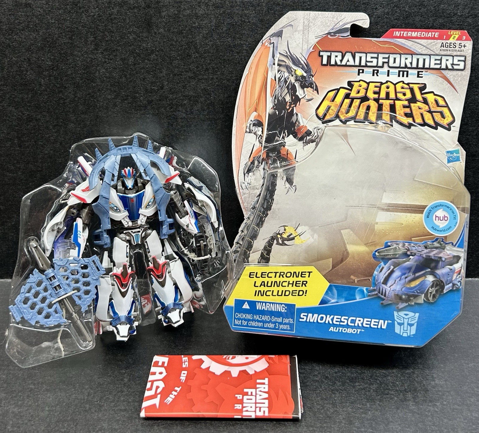 TRANSFORMERS PRIME Beast Hunters Deluxe SMOKESCREEN – CUSTOM DECO & COMPLETE!