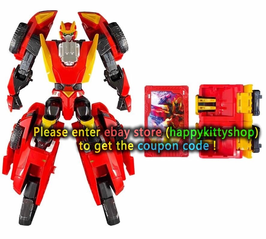Metal Cardbot S REDBLITZ Action Figure Sport Car Transform Robot Kids Toy No Box