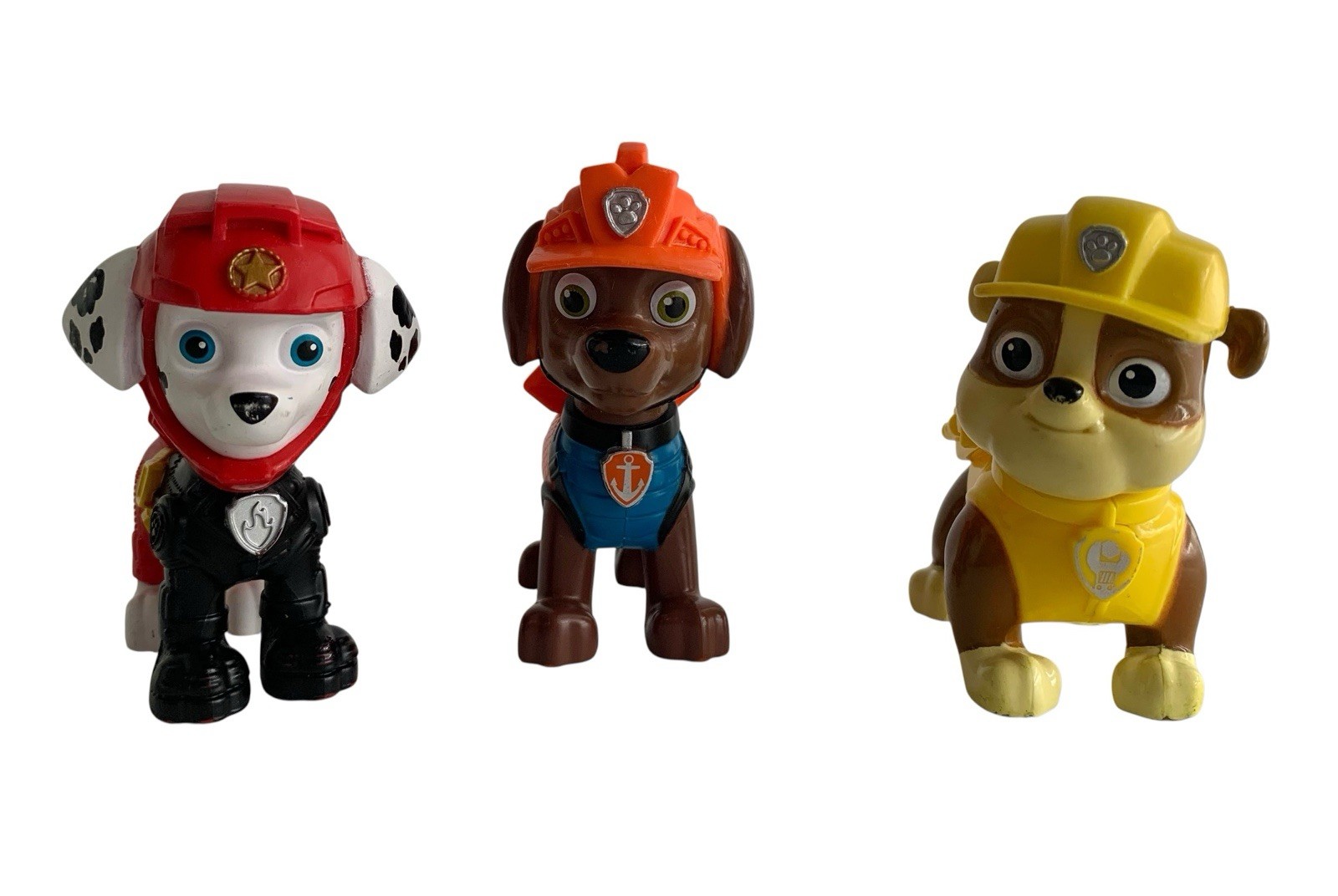 Lot of 9 Paw Patrol Figures & Vehicle – Marshall Chase Rubble Rocky Zuma