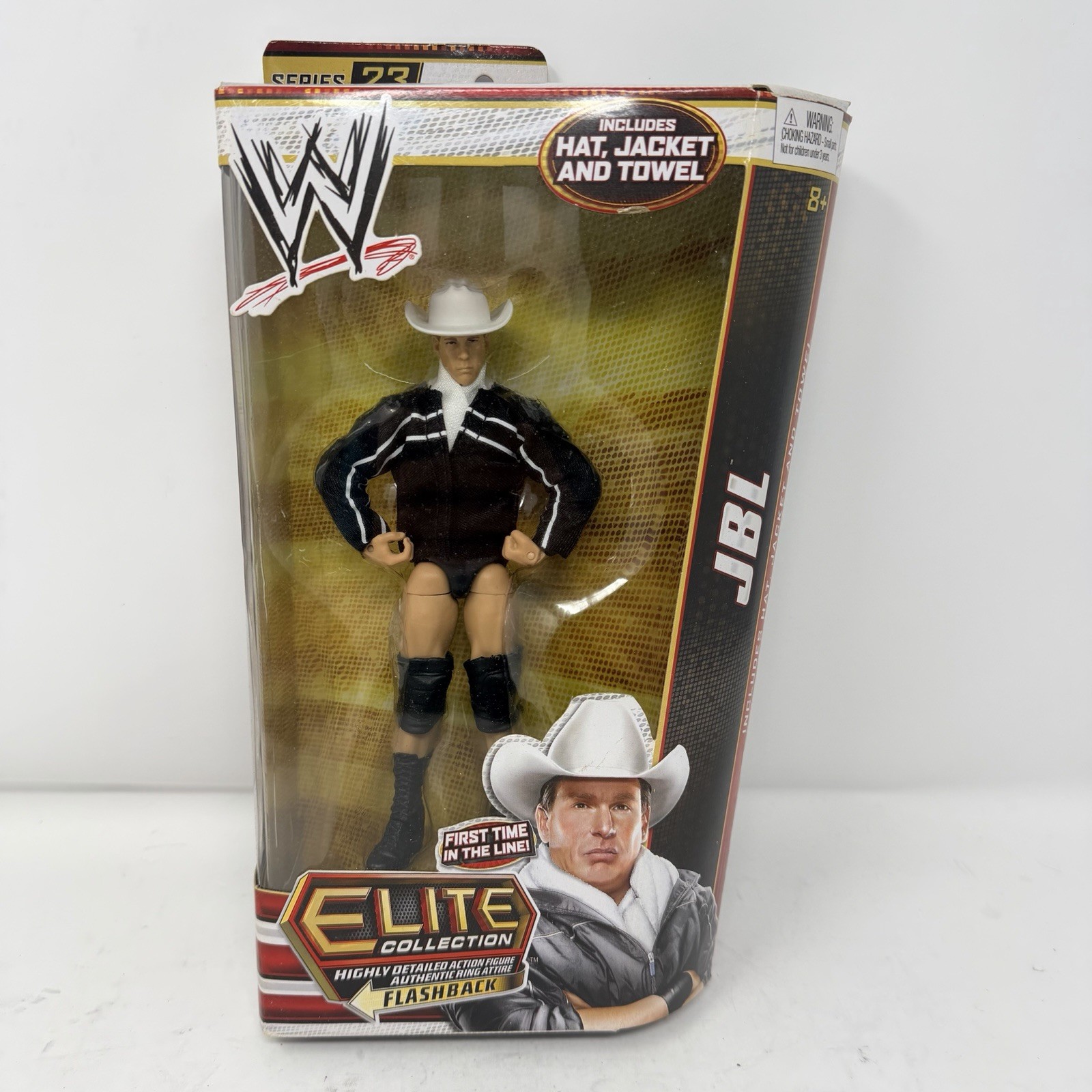 WWE JBL Flashback Elite Series 23 First Time In The Line John Bradshaw Layfield