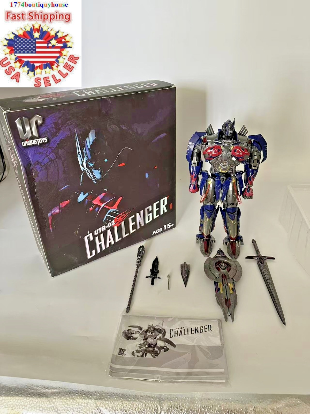 NEW Unique Toys UT-R02 UT R02 Challenger MOVIE TRANSFORMER AUTOBOT Op Prime USA
