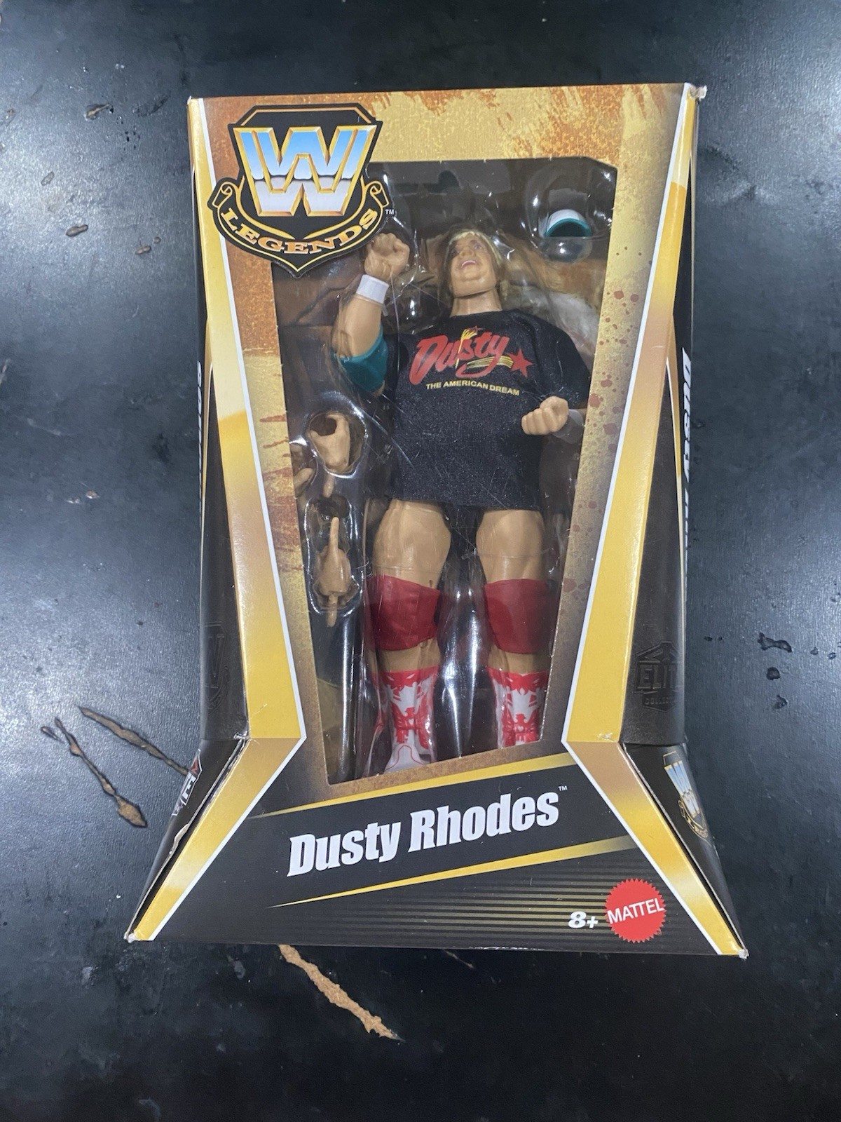 WWE Dusty Rhodes Elite Legends Greatest Hits Series 3 Action Figure Wcw NWA