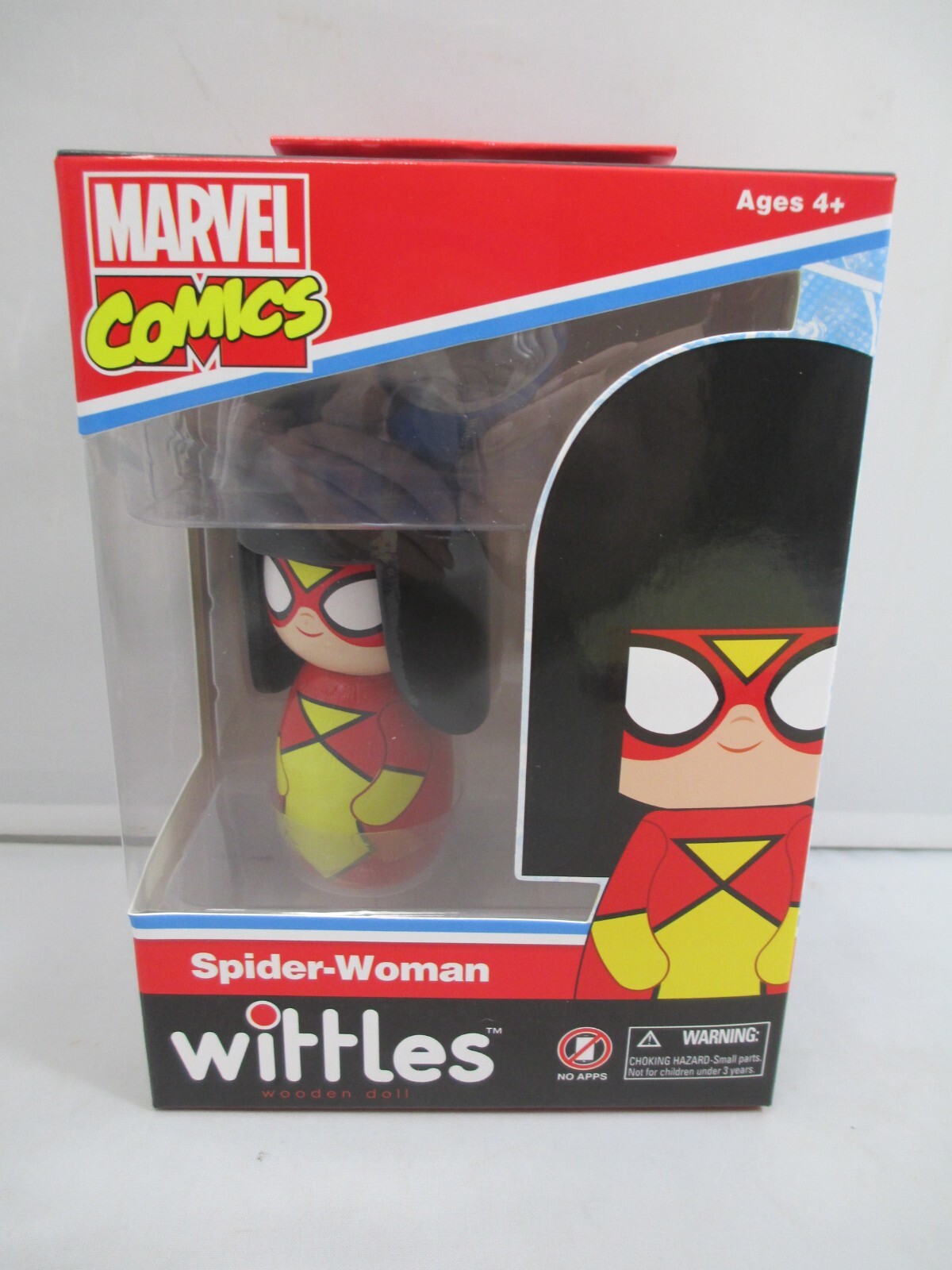 Spider Woman Wittles Wooden Figure NEW Marvel Comics