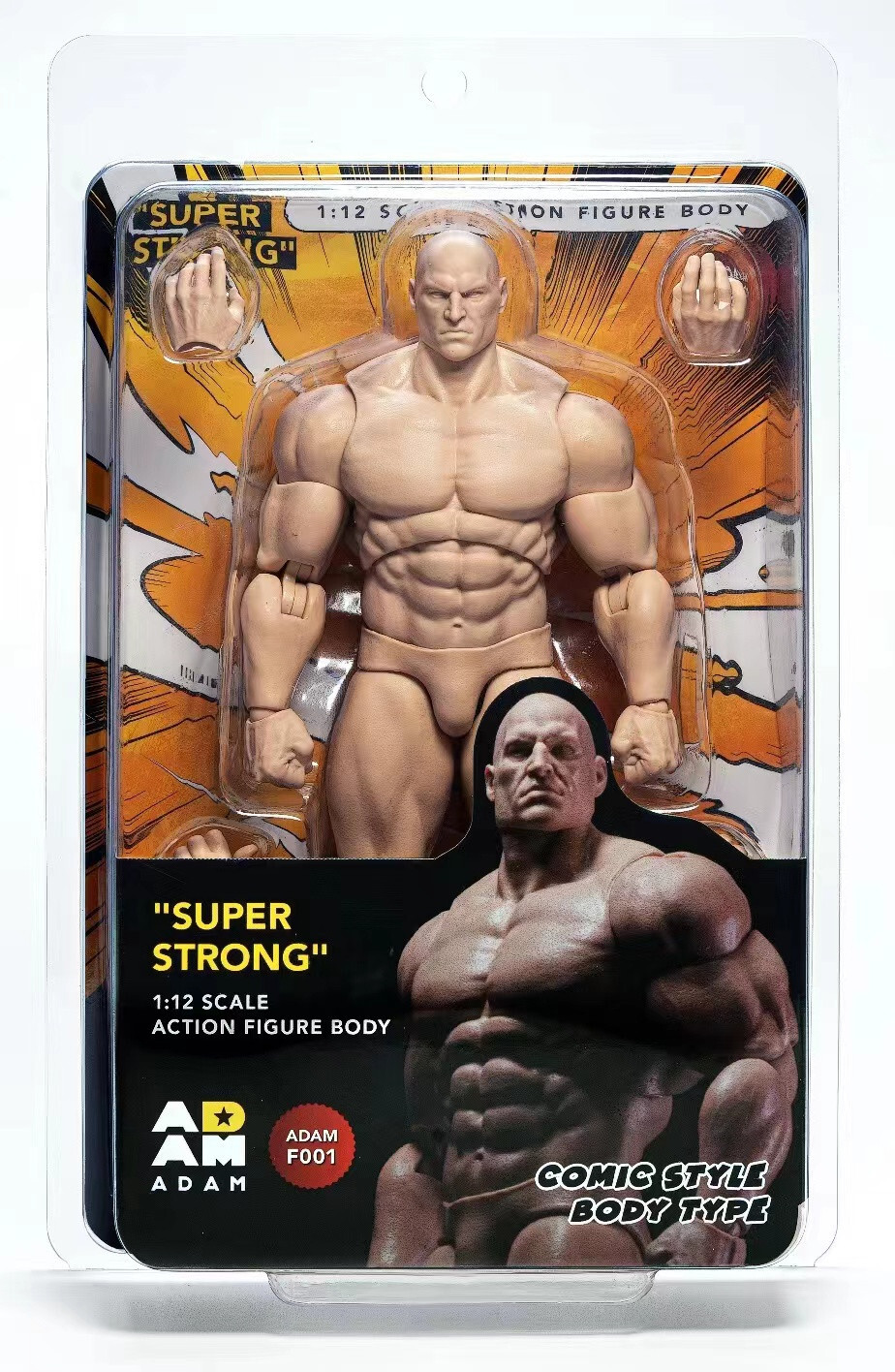 US MUFF TOYS ADAM 1/12 Pale Joint Flexible Head Male Action Figure Body Doll