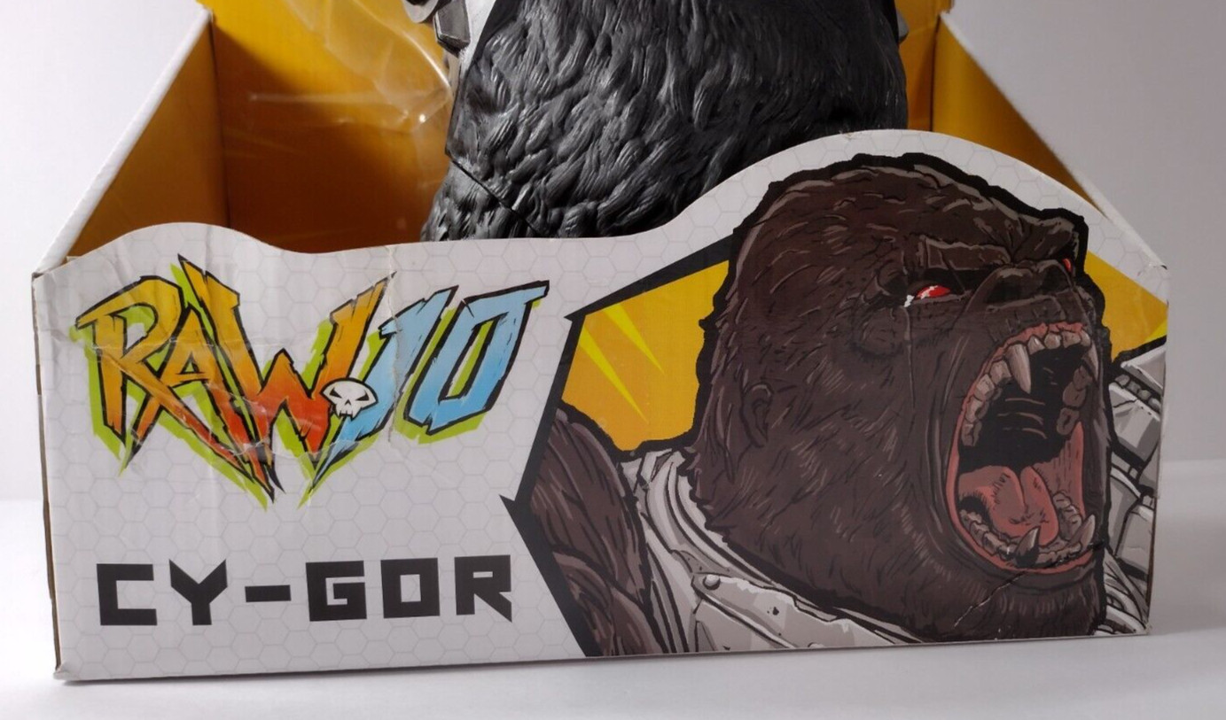 McFarlane Raw 10 CY-GOR Robot Animal Weapon 10.5″ Gorilla Action Figure Toy NEW!