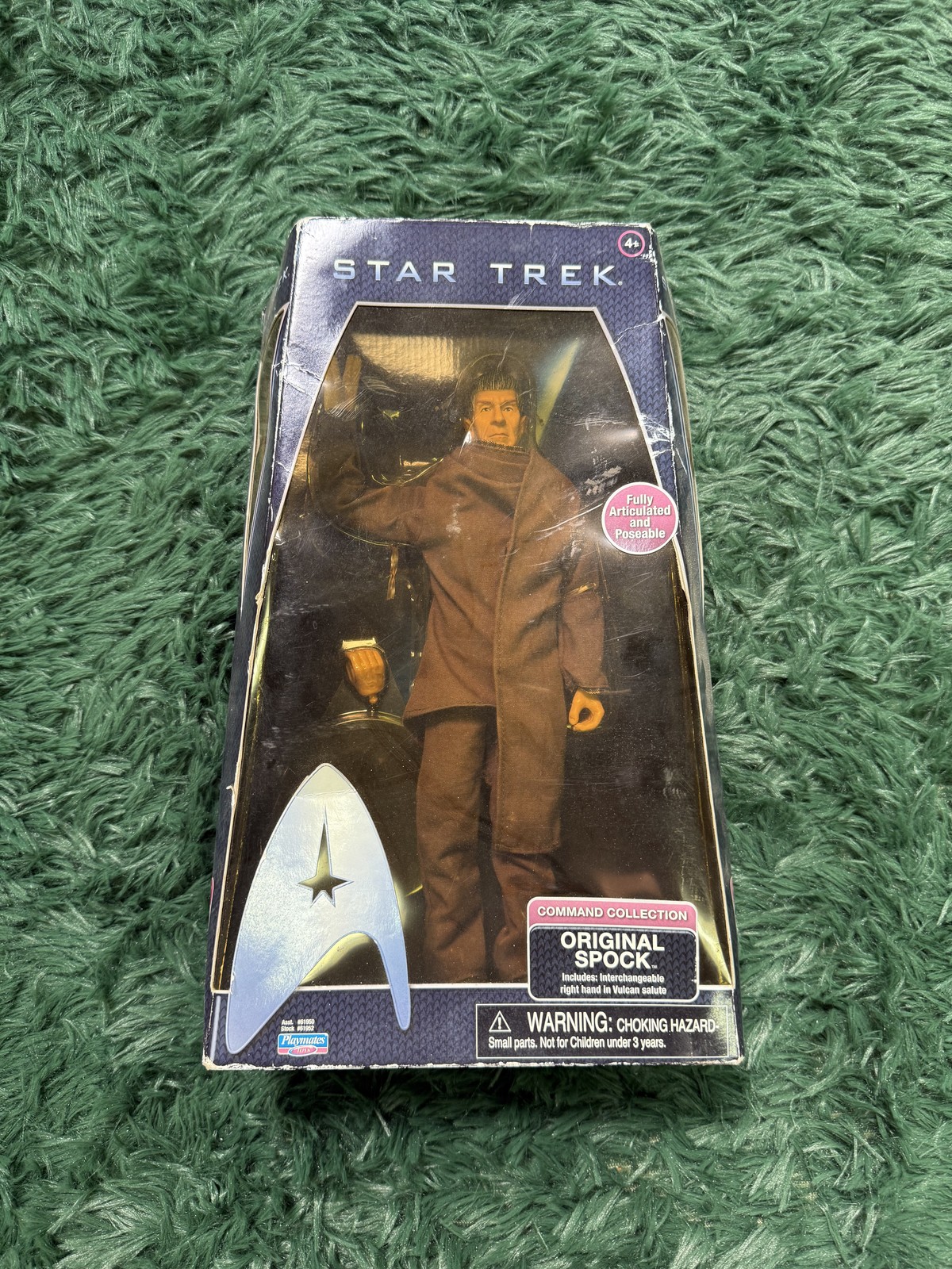 Star Trek Command Collection Original Spock Action Figure Playmates Toys 2008
