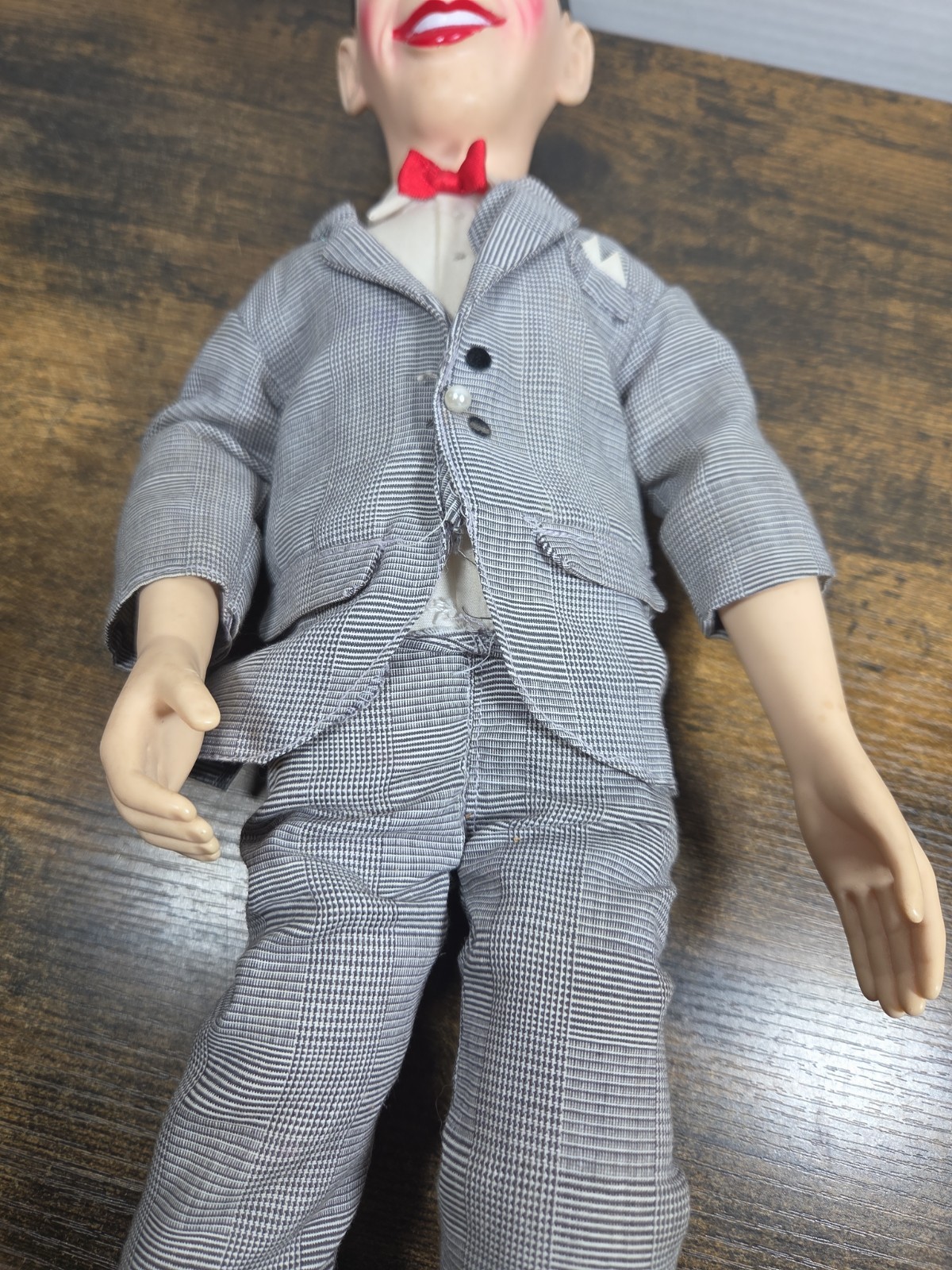 Vintage 1987 Matchbox Toys Pee-Wee Herman Talking Pull String Doll Still Works