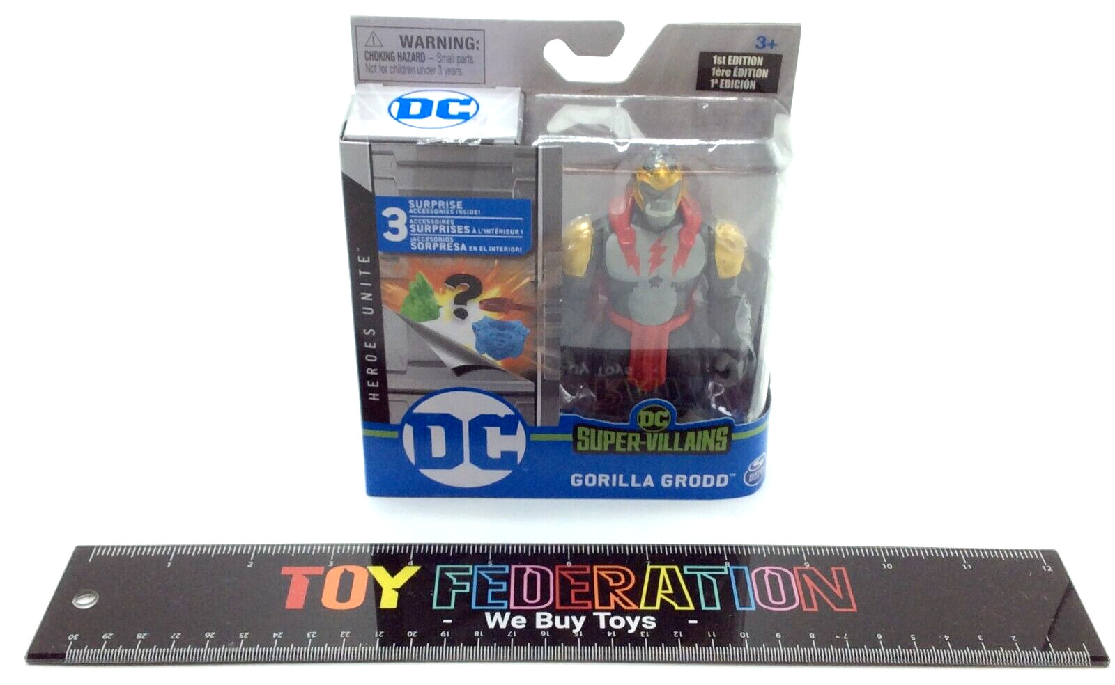 Spin Master DC Heroes Unite 1st Edition GORILLA GRODD Action Figure