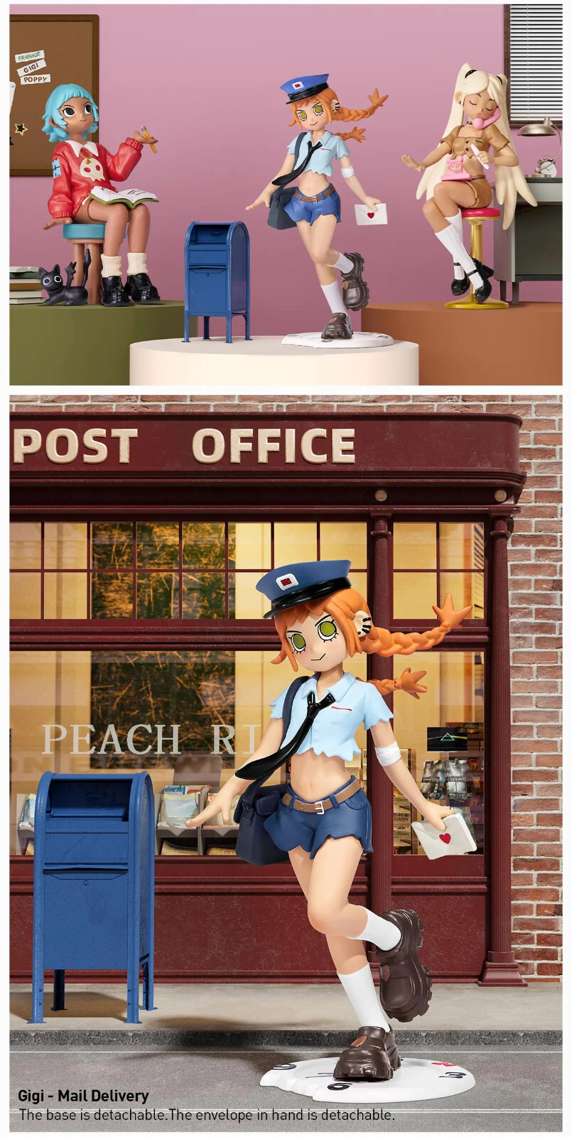 POP MART x Peach Riot Rush Hour Series Blind Box Confirmed Figure Toy Gift Doll