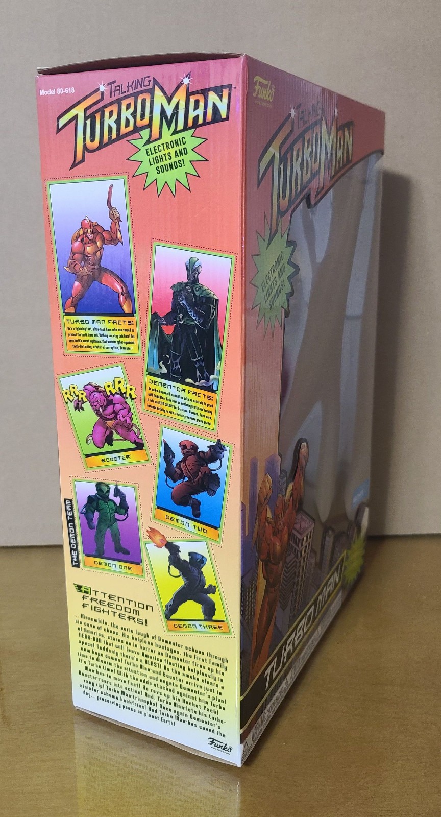 Funko Talking Turbo Man Walmart Exclusive 13.5 Inch Action Figure NIB UNOPENED