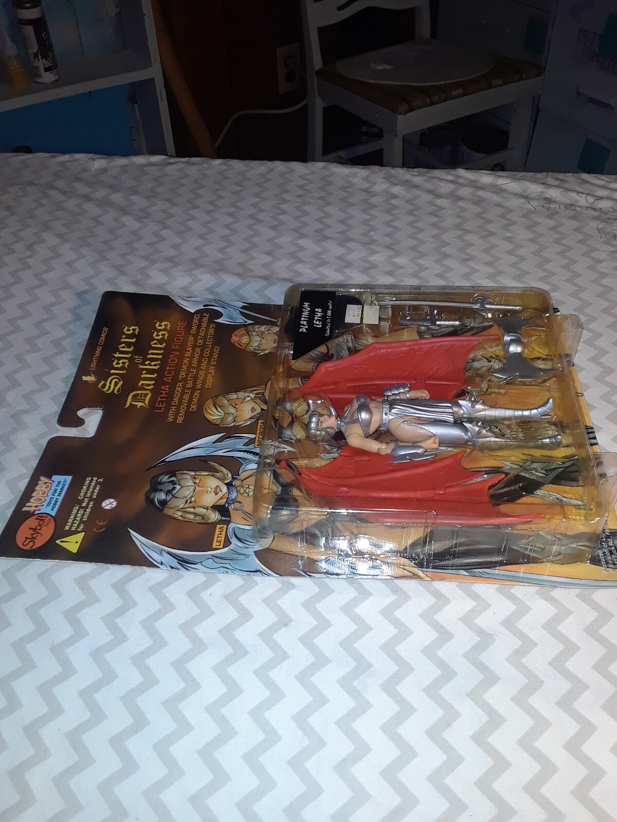 Sisters of Darkness Platinum LETHA action figure 1998 Skybolt Vintage Rare NIB