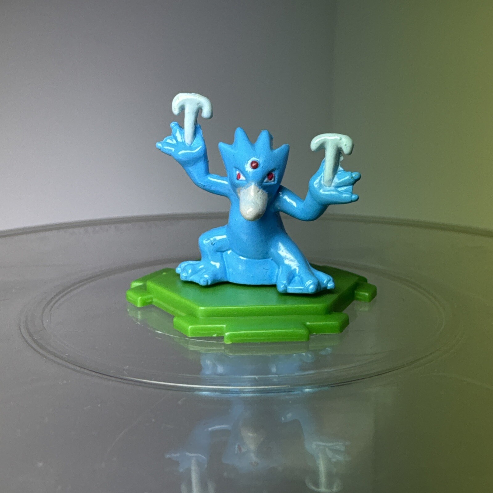 Bandai Pokemon Vintage CGTSJ Golduck Mini Figure With Stand 1.5” Japan Import
