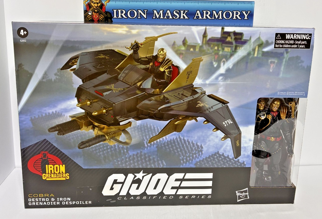 Destro & Iron Grenadier Despoiler #203 G.I. Joe Classified Vehicle & Figure NIB
