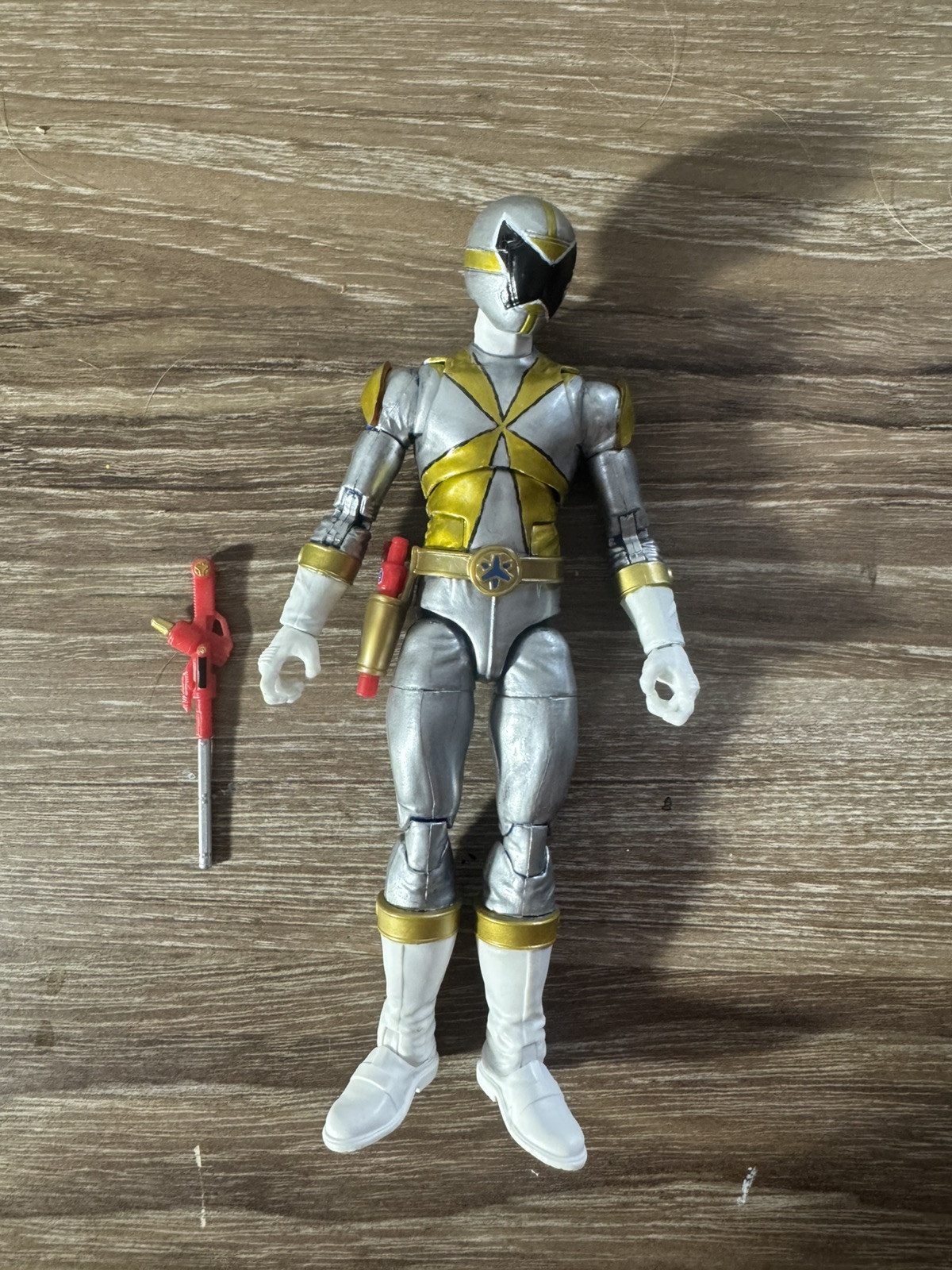 Custom Power Ranger Lightning Collection Lightspeed Rescue Silver ranger