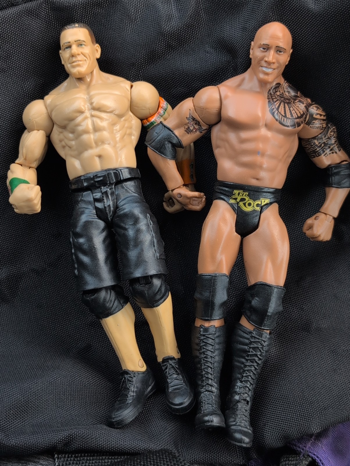WWE Action Figures John Cena The Rock Dwayne Johnson WWE