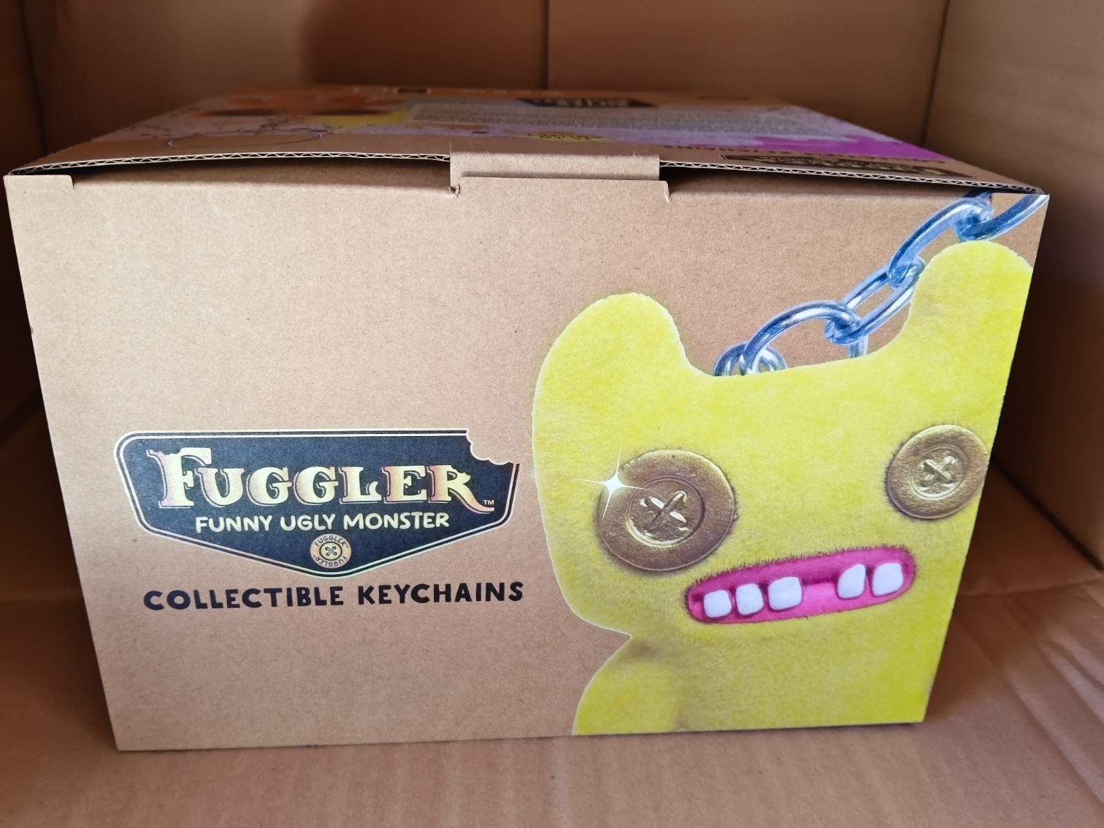 Lot Of 4 Pieces Fuggler Funny Ugly Monster Collectible Keychains Gold Edition