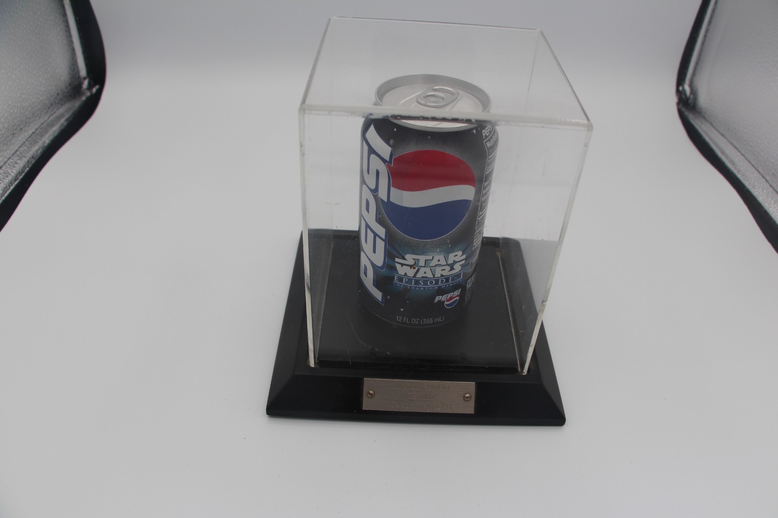 Star Wars Episode 1 Pepsi “Destiny” Can In Display Case — Not Sold To Public