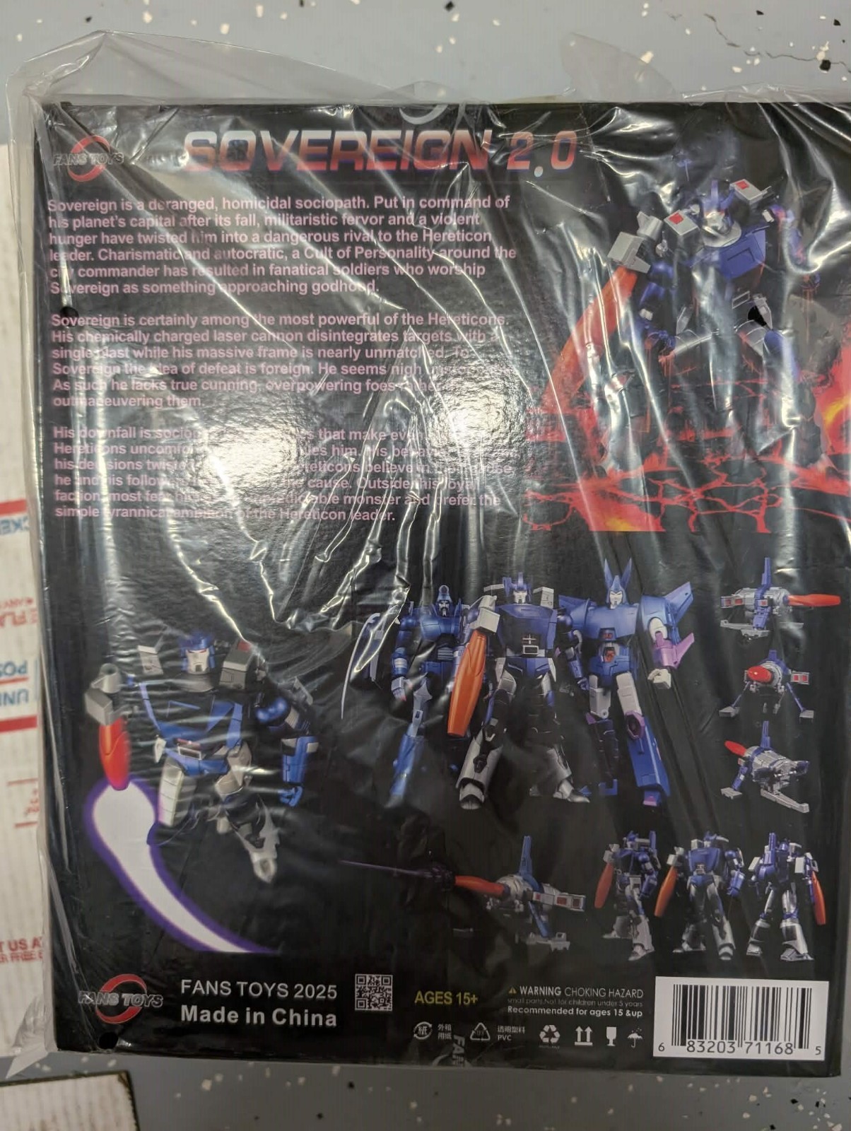 US seller, New Fans Toys FT-59 Sovereign 2.0 (Masterpiece Galvatron)