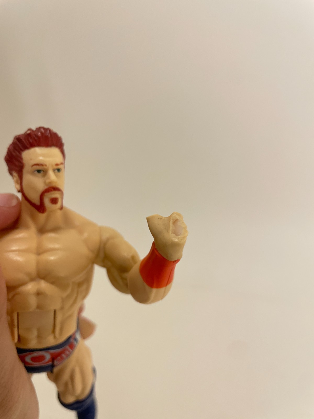 2010 WWE Sheamus 7″ Figure Blue/Orange Used