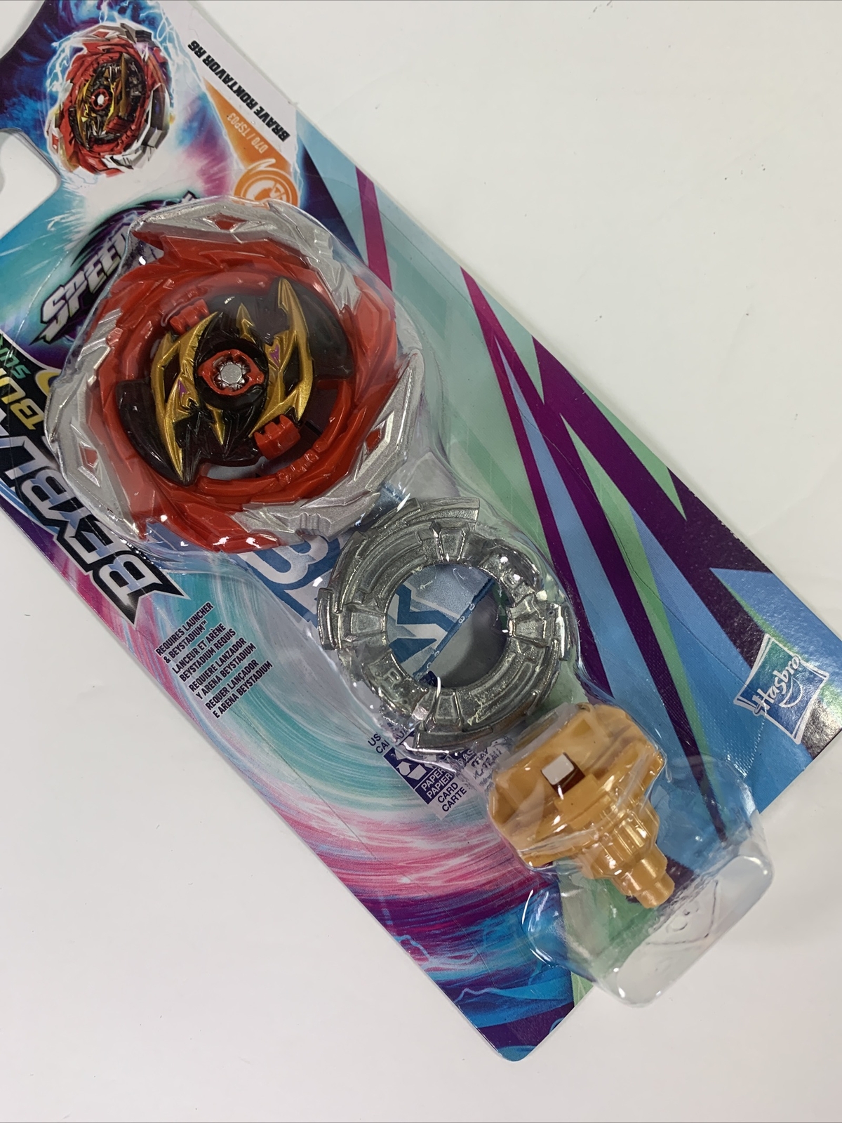 Beyblade Burst Surge Speed Storm Brave Roktavor R6 Top Single Pack – New