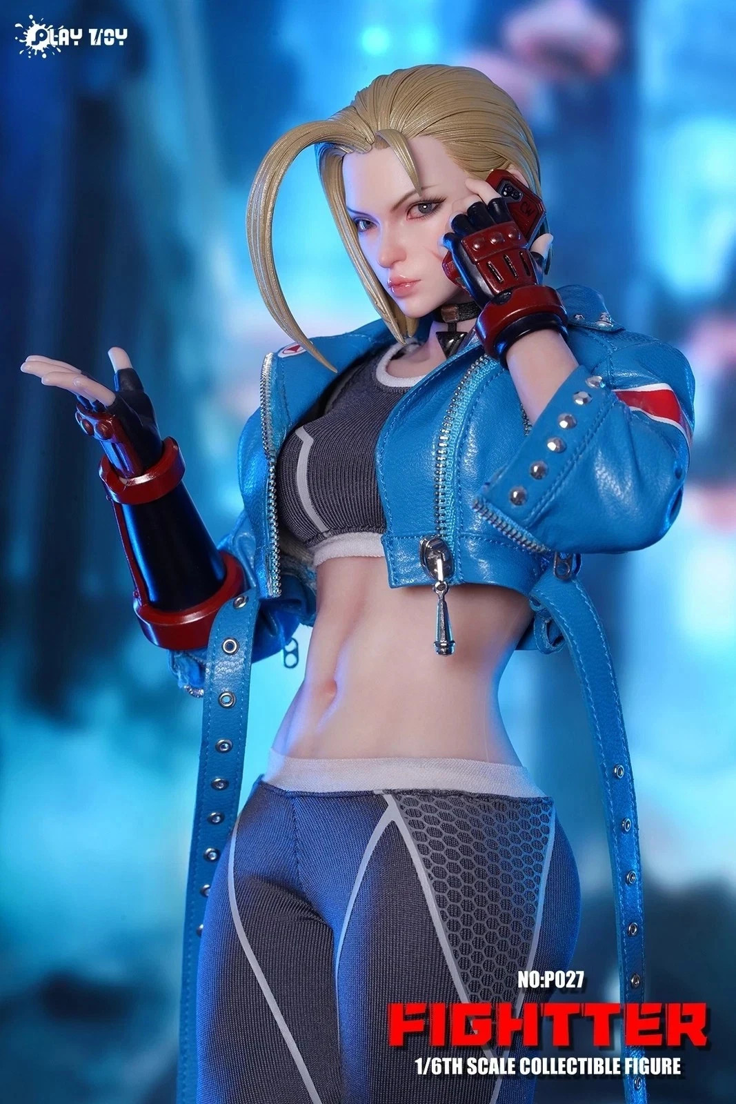 IN STOCK New PLAY TOY P027 1/6 The Fighter 6 Girl Cammy 12″ Action Figure