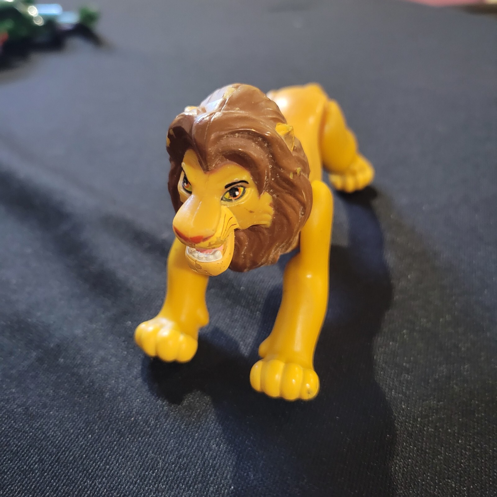 The Lion King Fighting Action Adult SIMBA Vintage 1994 Disney Toy Figure Battle