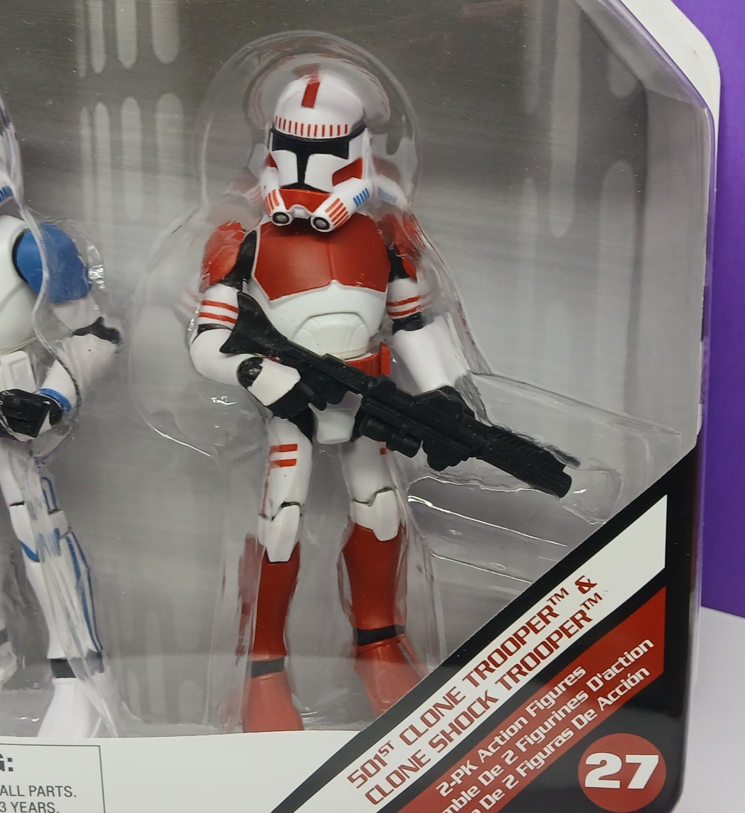 Disney Star Wars Toybox 501st Clone Trooper & Shock Trooper 5″ Figure Set (READ)