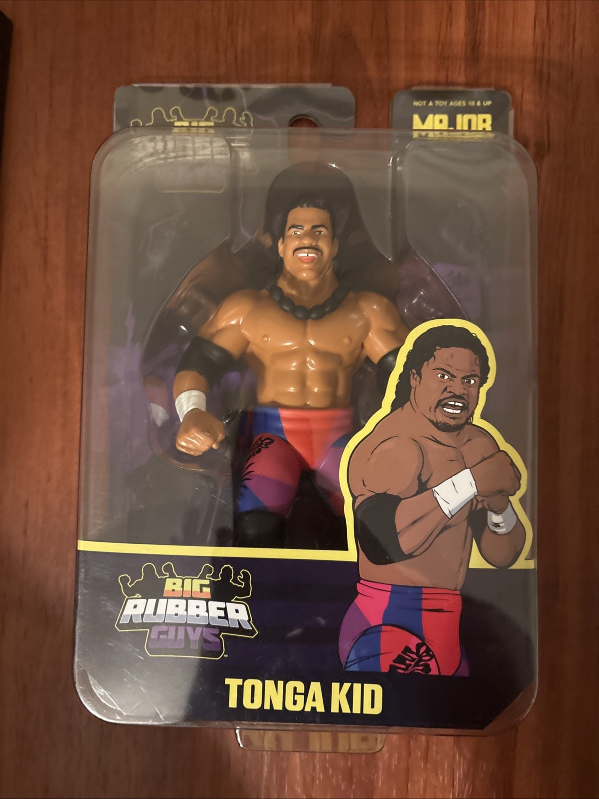 Tonga Kid Big Rubber Guys Major Wrestling Figure Podcast Action Figure WWF MWFP