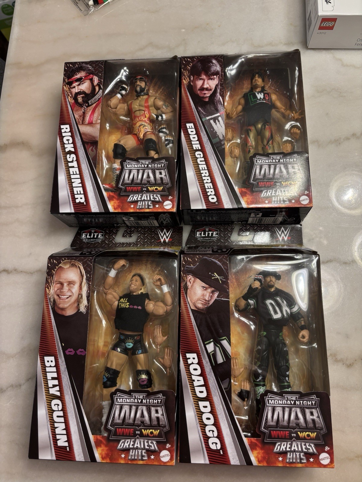 WWE Elite Monday Night Wars Greatest Hits Series 3 Complete Set Unopened W/ BAF