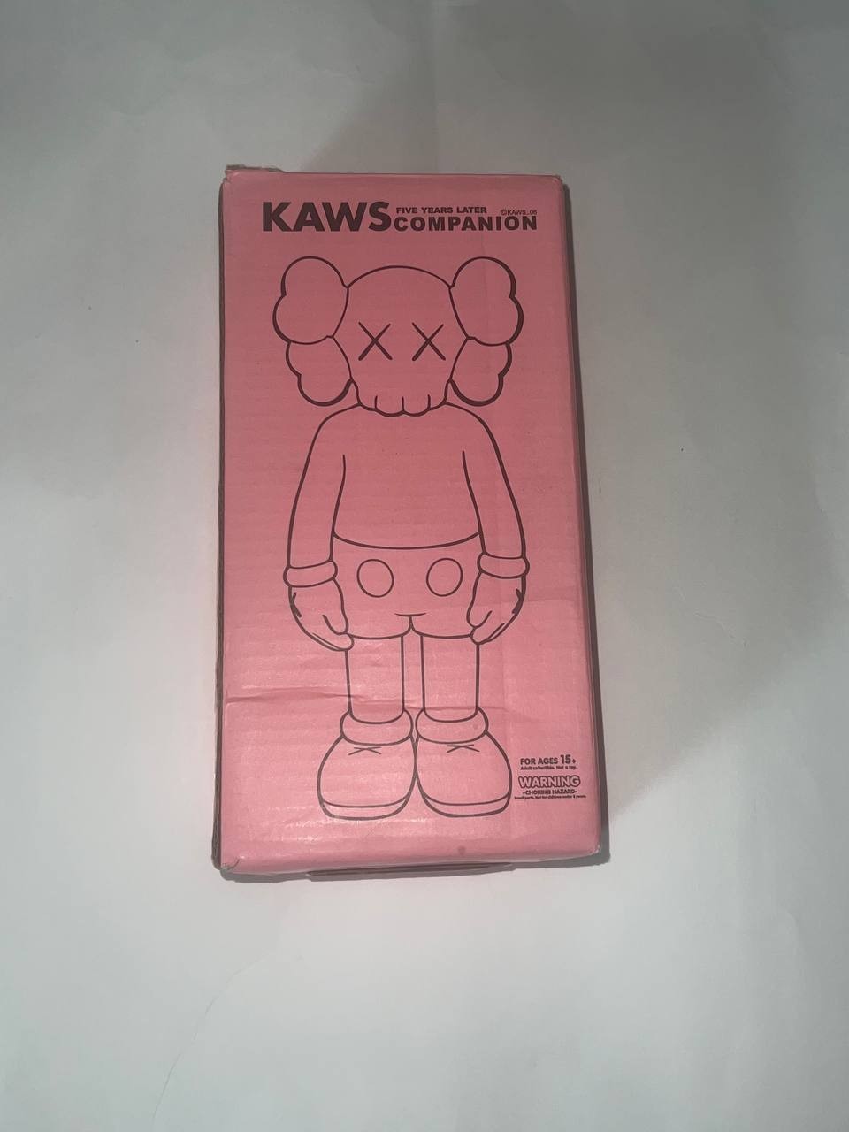 KAWS Doll 8 inch Five Years Later Companion Medicom Figure Pink NIB