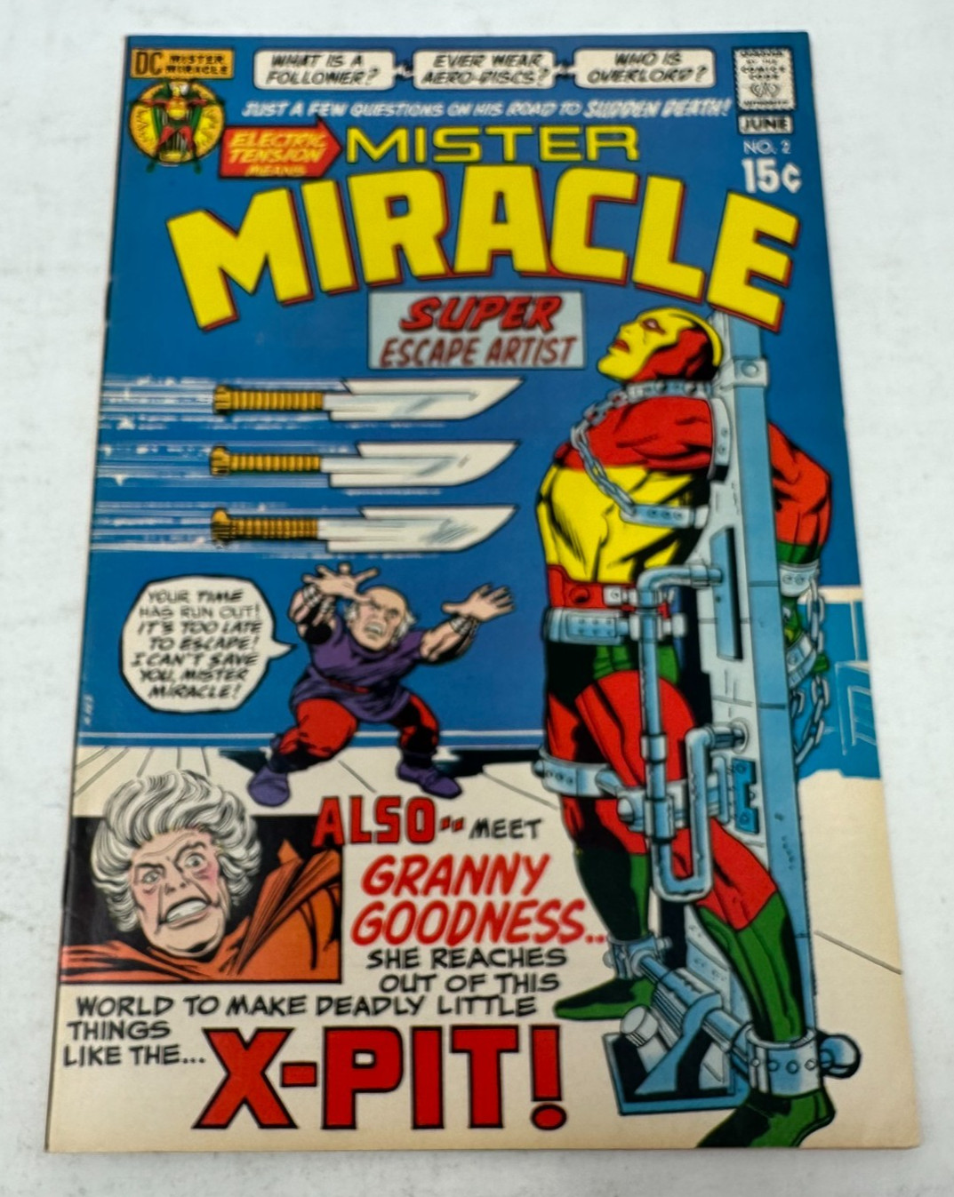 Mister Miracle 2 DC Comics 1972 Jack Kirby [VF/NM] 1st Granny Goodness