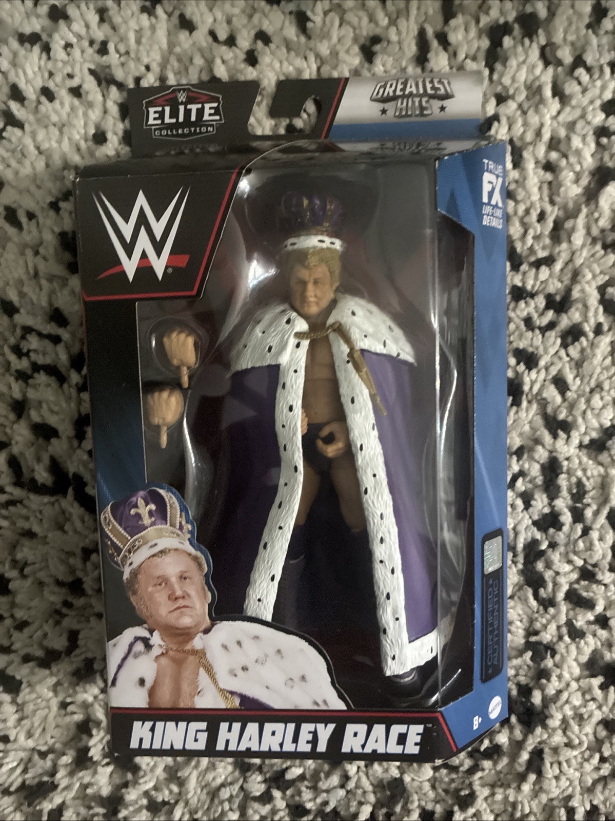 2023 WWE Elite Collection Greatest Hits Figure: KING HARLEY RACE (Flashback ‘18)