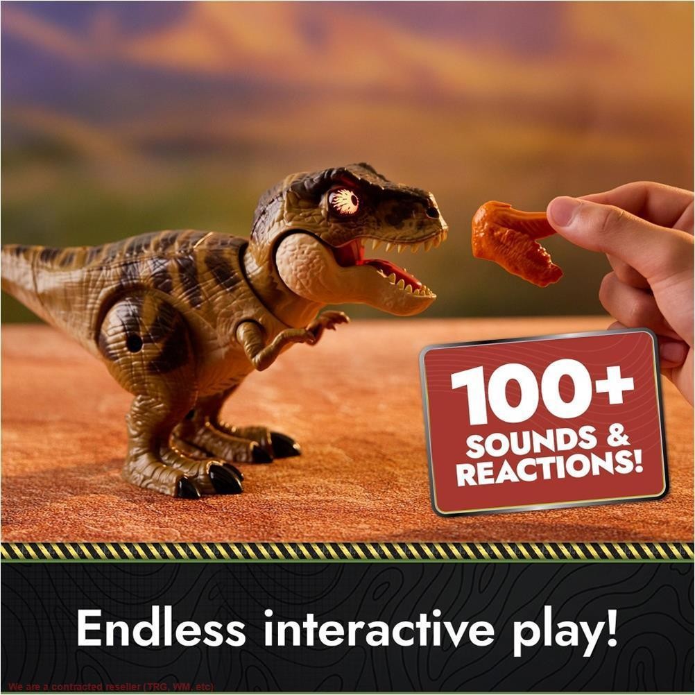 Primal Hatch Jurassic World Interactive T-Rex Toy Dinosaur & Egg Animal Figures