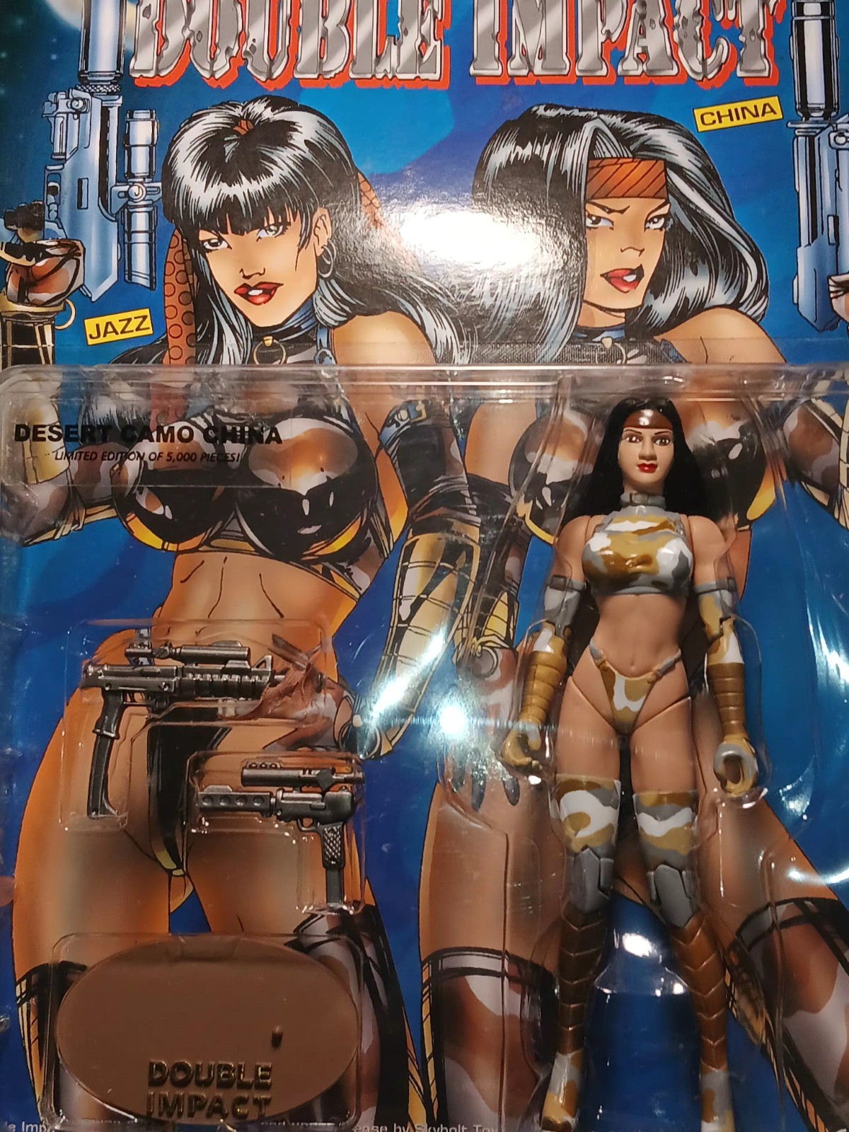 Desert Camo China Double Impact 1998 MIP Skybolt Toyz Limited Edition Of 5000
