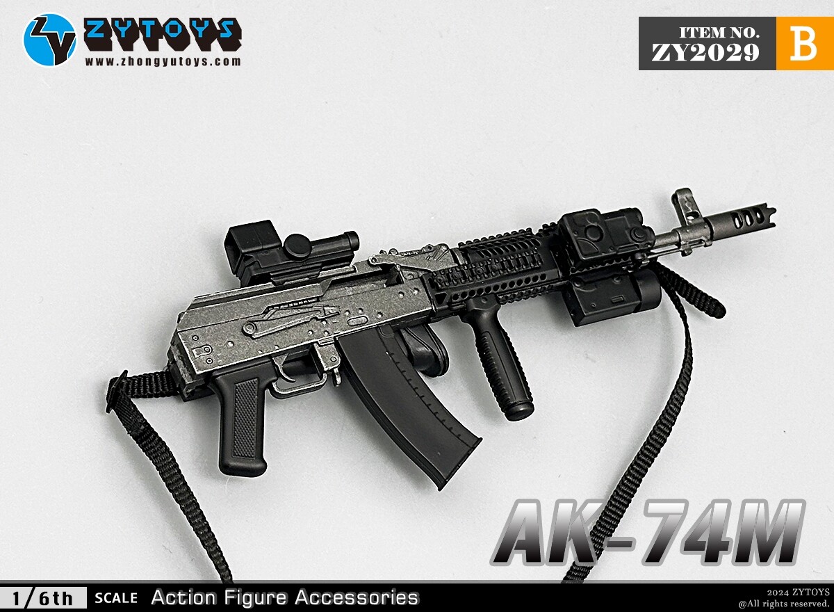 1/6 AK74M Gun Rifle Weapon Model for 12” Figure Soldier Military PHICEN ❶USA❶