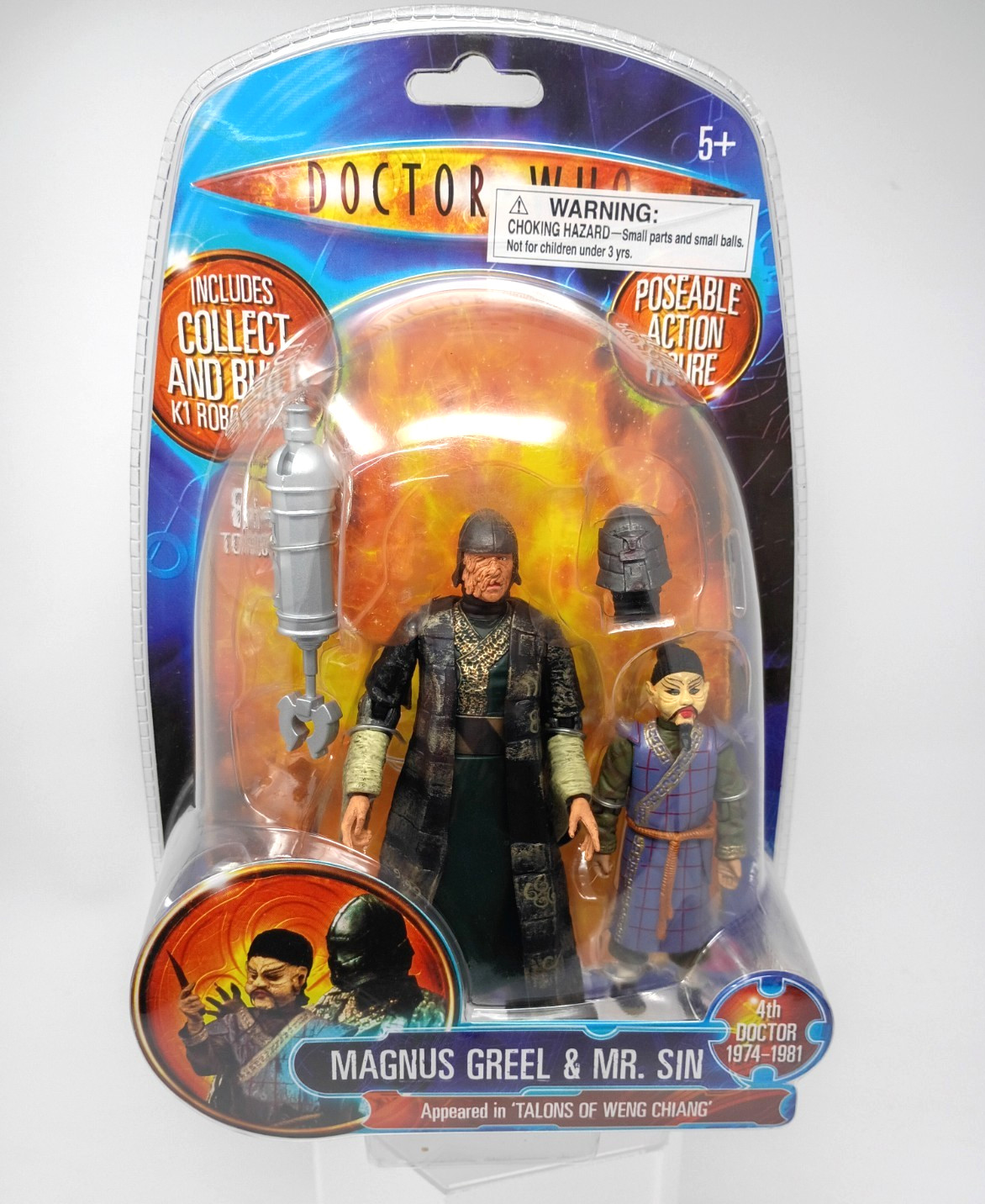 Doctor Who – Magnus Greel & Mr. Sin- “Talons of Weng Chiang” Action Figures