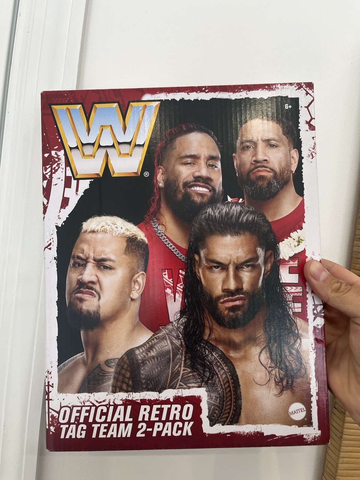 WWE Bloodline Retro 4 Wrestling Figure Set Roman Reigns Solo Jey Uso Jimmy