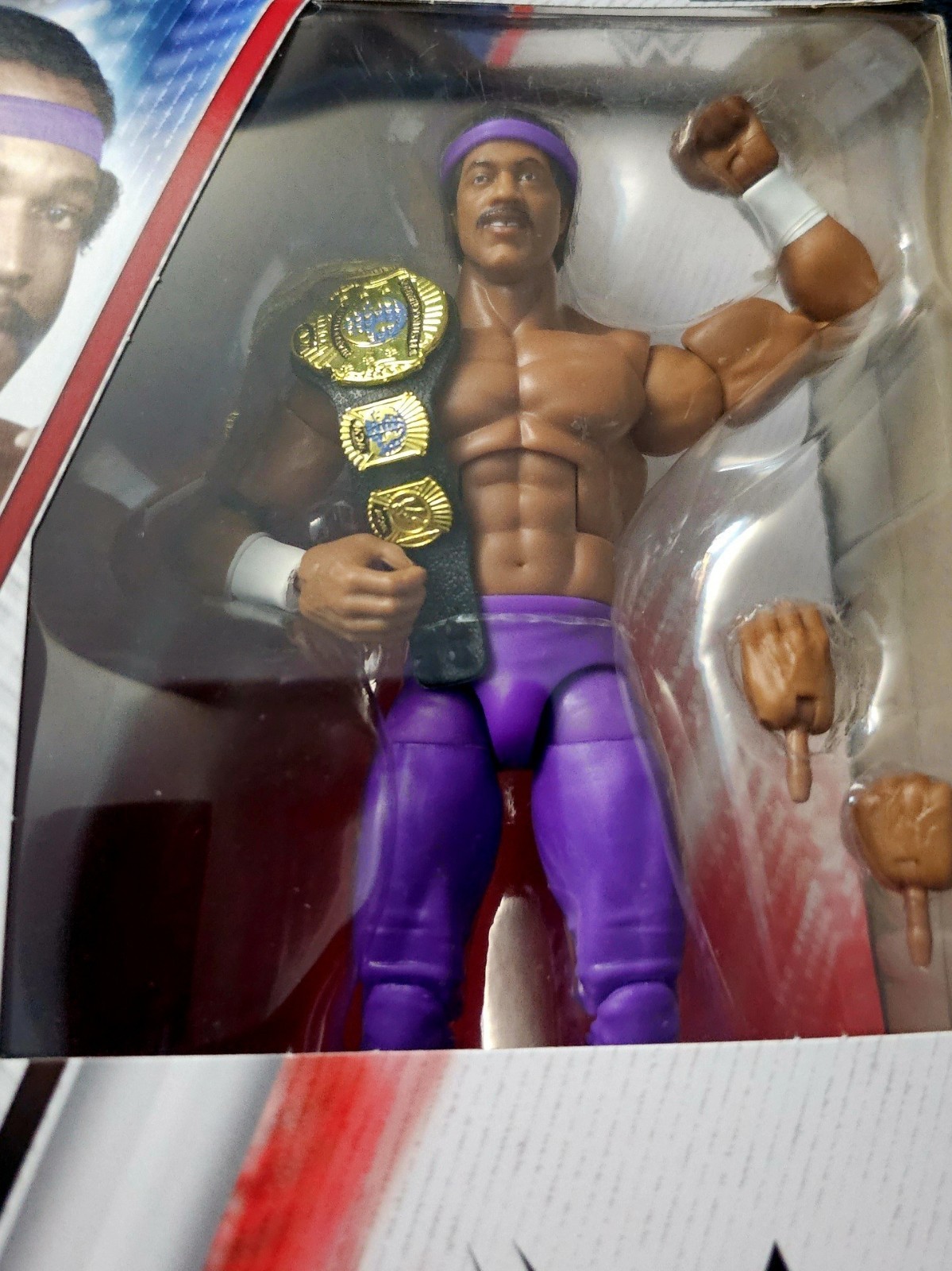 Ron Simmons 6″ WWE Elite Collection Greatest Hits Series 7 W/ Championship Belt