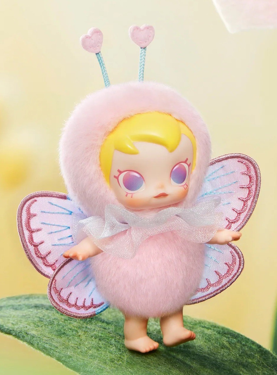 POP MART Butterfly Baby Molly Buggy Roam Plush Pendant