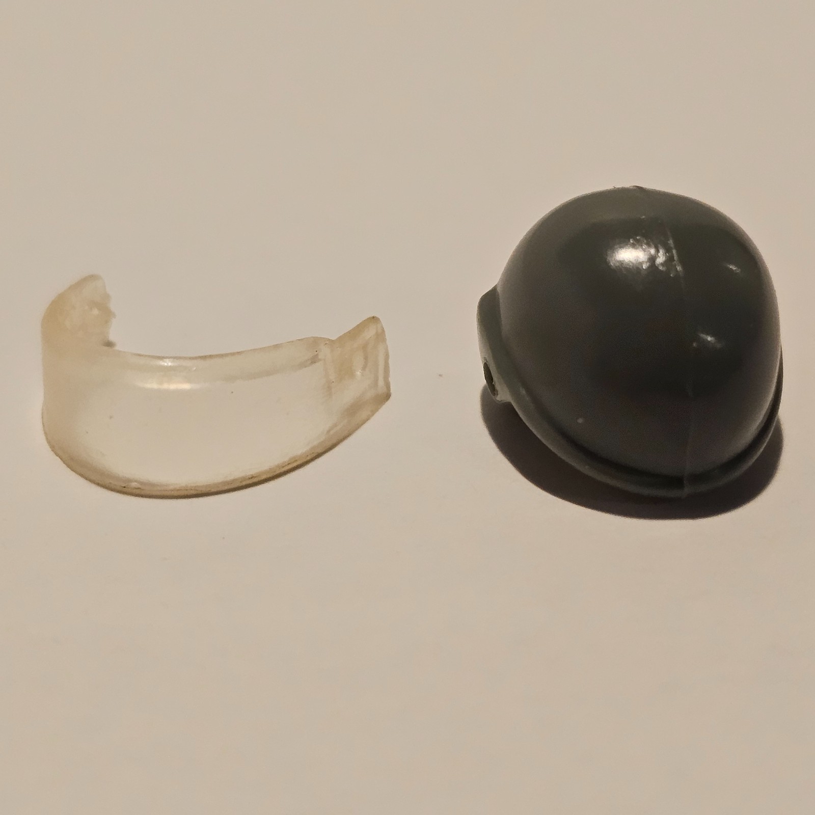 G.I. Joe 1982 1983 Hawk Short-Fuze Flash Lt Green Helmet w/ Clear Visor Original