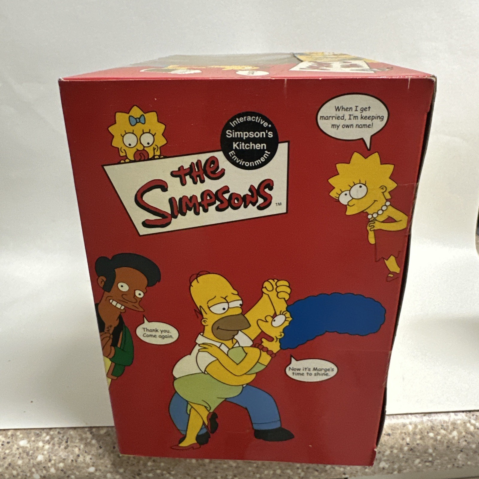 2001 Playmates Muumuu Homer Interactive Simpson’s Kitchen Environment Voice New