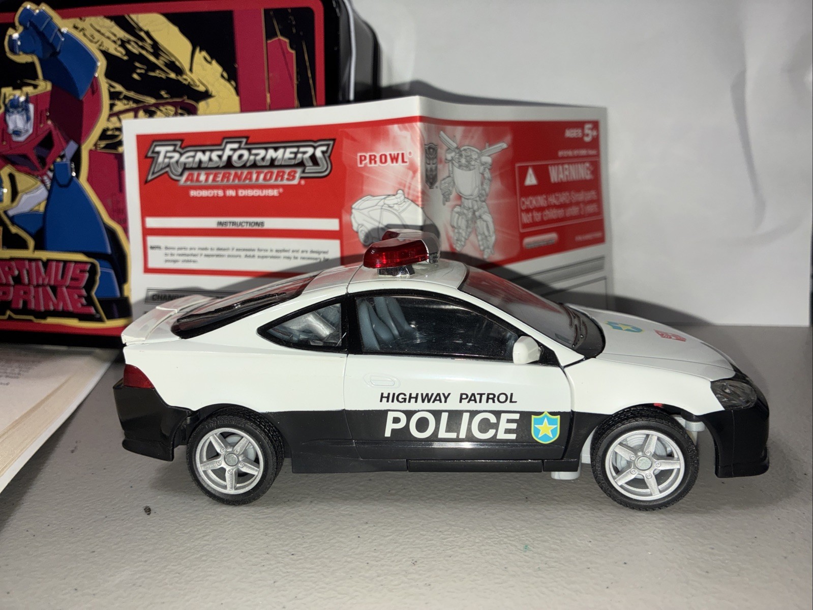 Transformers Alternators PROWL Acura RSX Police Car Autobot COMPLETE Adult Owned