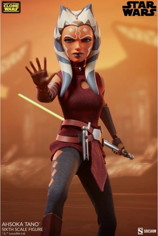 Sideshow Collectible Star Wars Clone Wars AHSOKA TANO 1/6 Scale 100444 SEALED