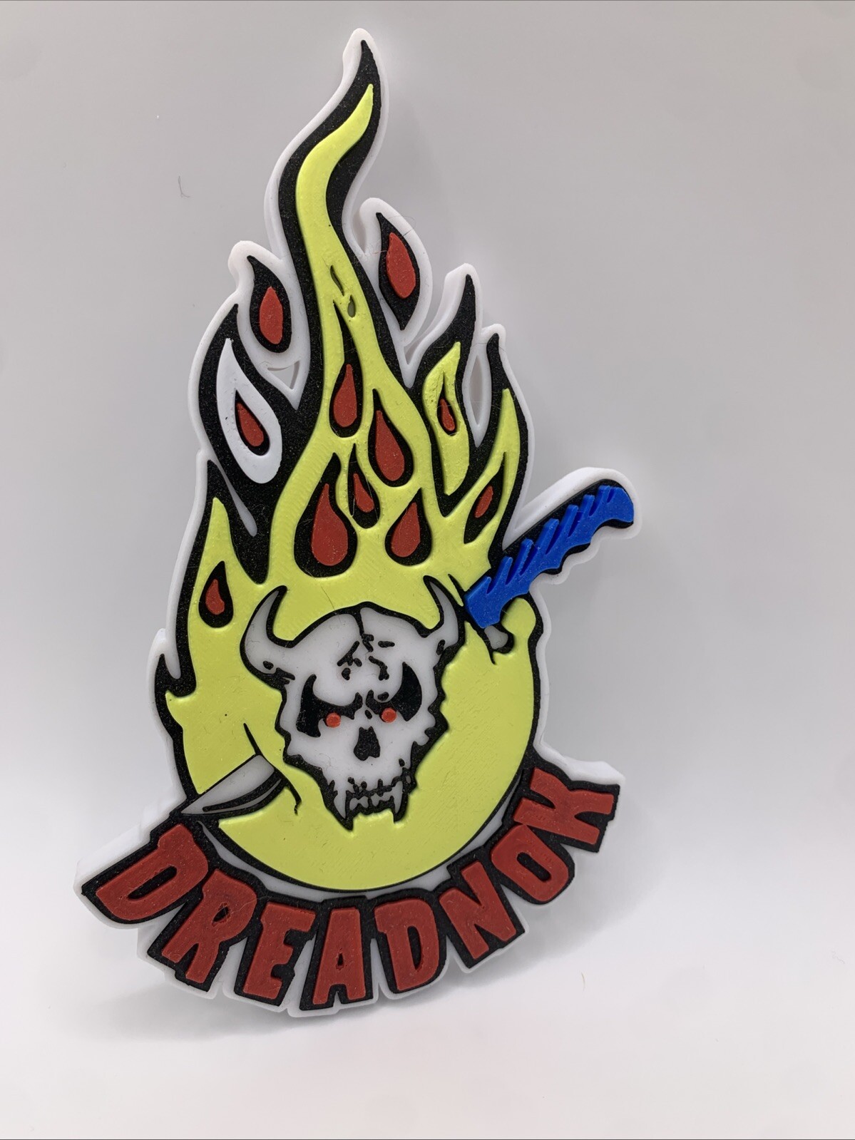 GI JOE COBRA 3d printed DREADNOK SYMBOL plaque ZARTAN